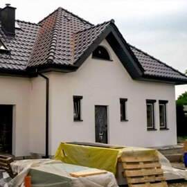 Realizacja budowy domu szkieletowego w Dąbrowie Górniczej