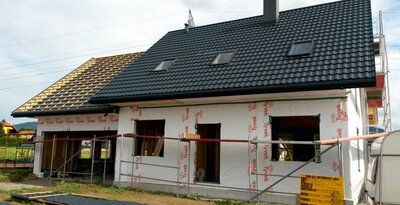 Budowa dachu na domu szkieletowym w Bielsku-Białej