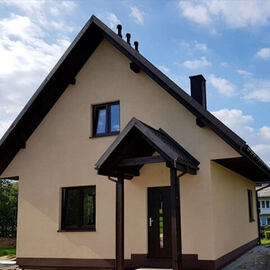 Realizacja budowy domu szkieletowego w Janowicach koło Bielska-Białej