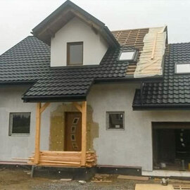 Realizacja budowy domu szkieletowego w Ligocie koło Czechowic-Dziedzic