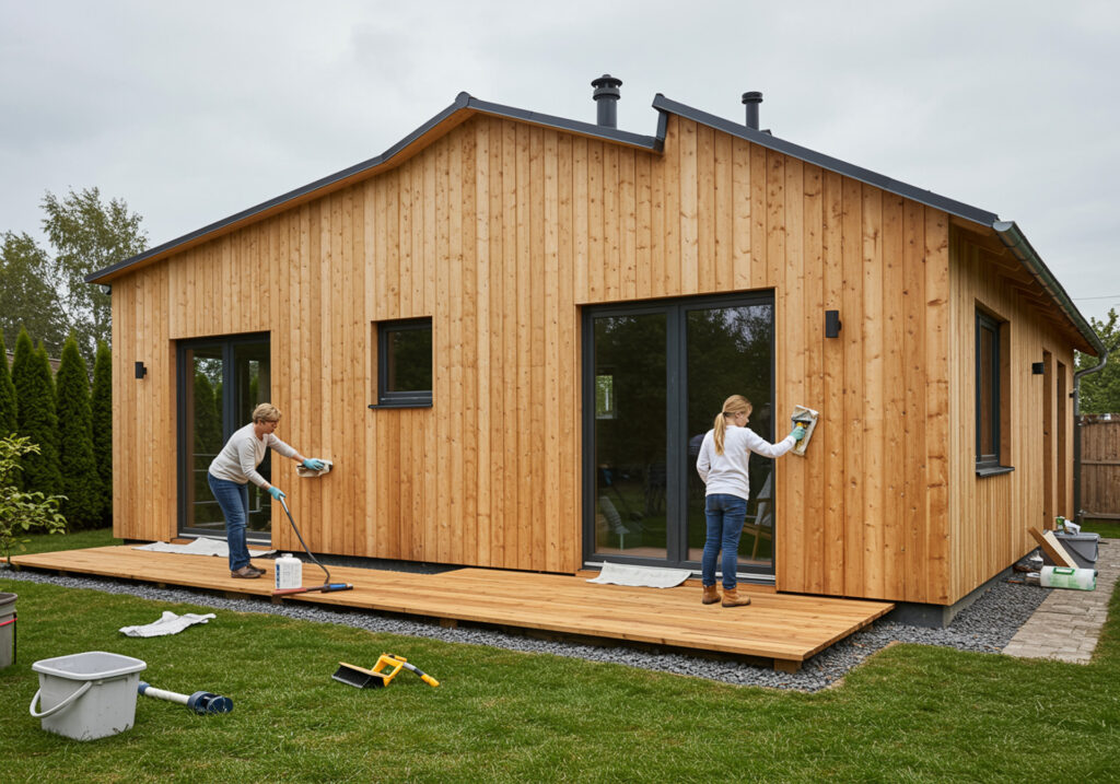 Czy dom szkieletowy wymaga specjalnej konserwacji