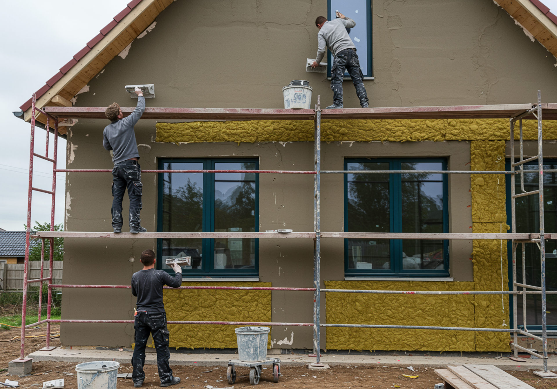 Elewacja z drewna czy tynku