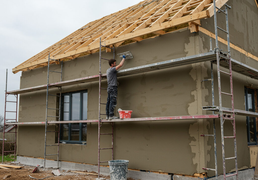 Elewacja z drewna czy tynku