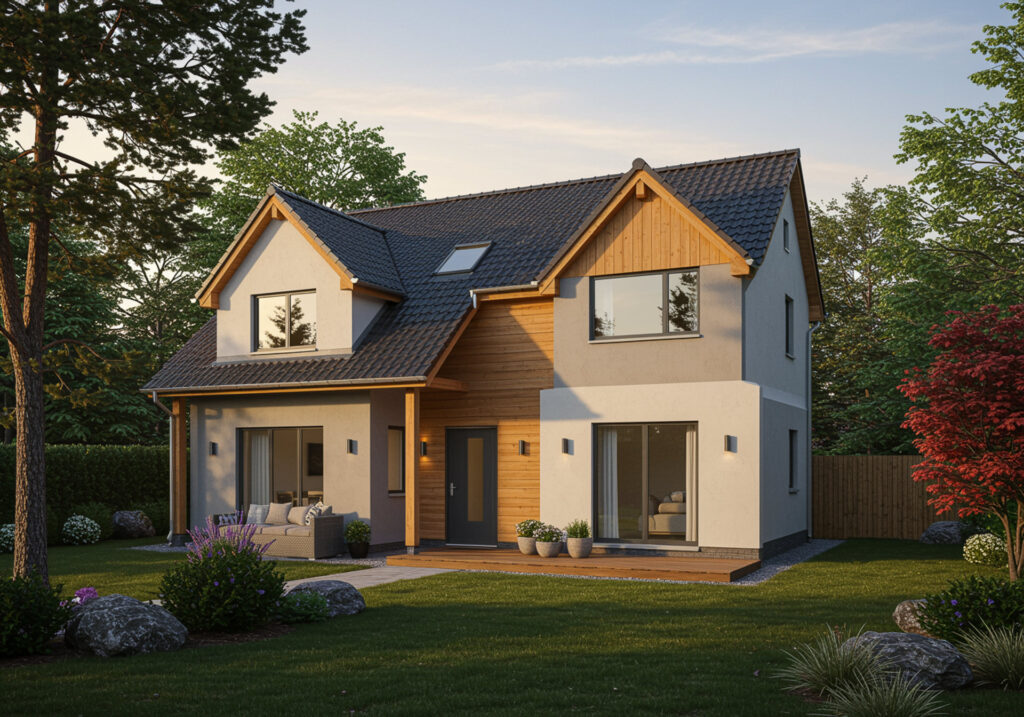 Elewacja z drewna czy tynku