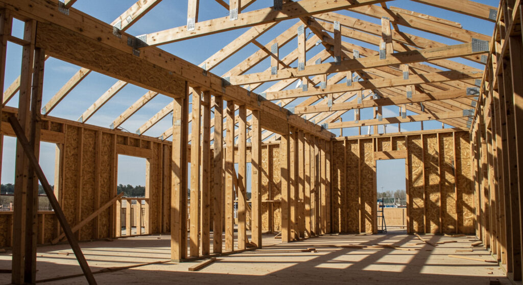 Jak urządzić wnętrze domu szkieletowego, by wykorzystać zalety technologii