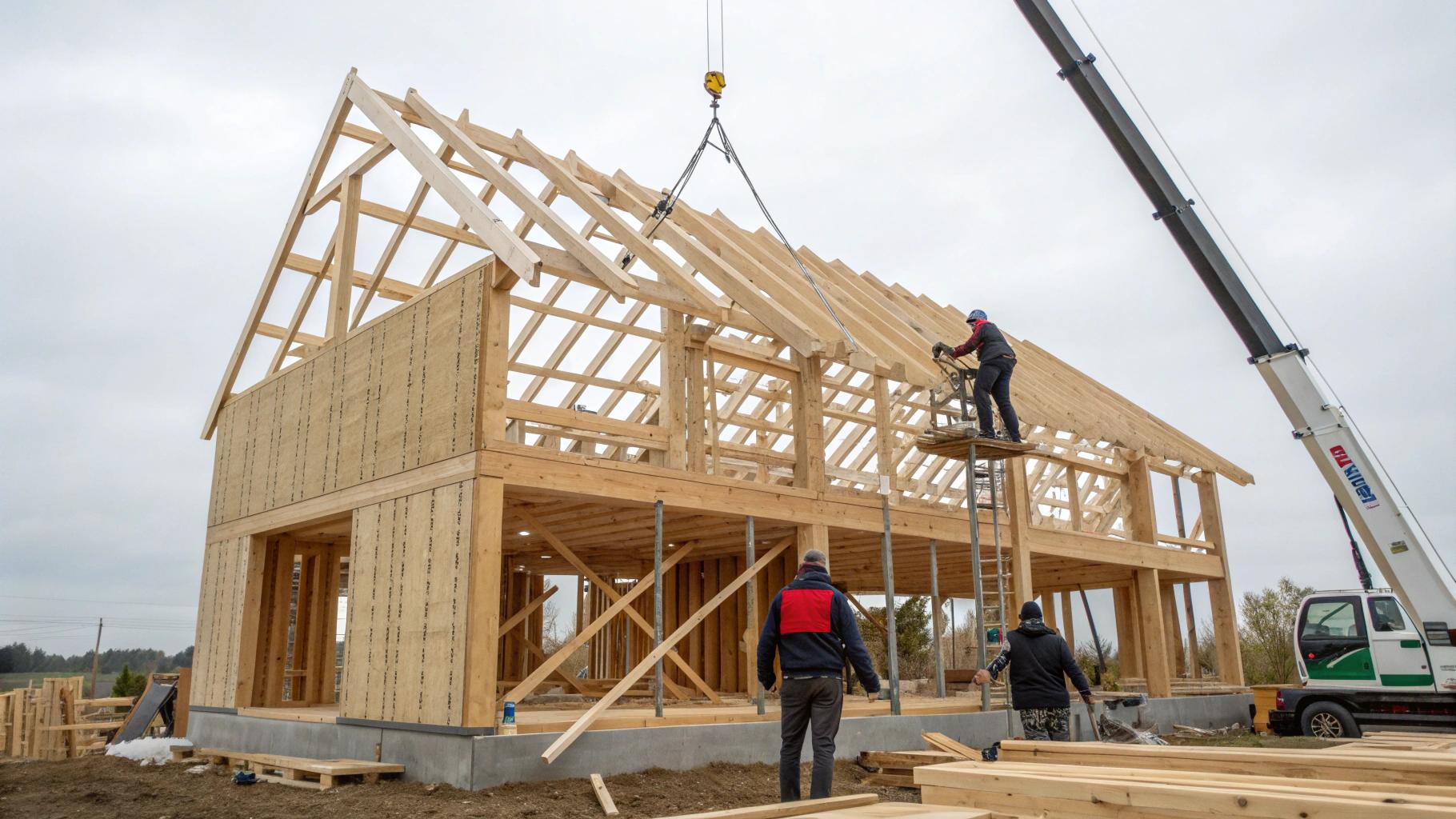 Budowa domu szkieletowego pod klucz – poradnik krok po kroku