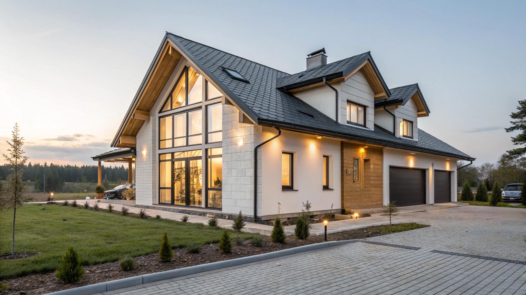 Dom szkieletowy 100m2 – cena budowy w 2025 roku