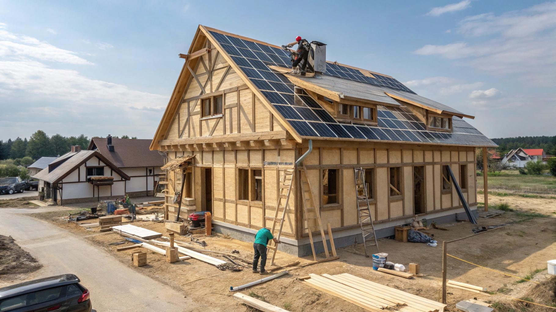 Dom szkieletowy plus fotowoltaika – trzy konfiguracje instalacji dla różnych metraży