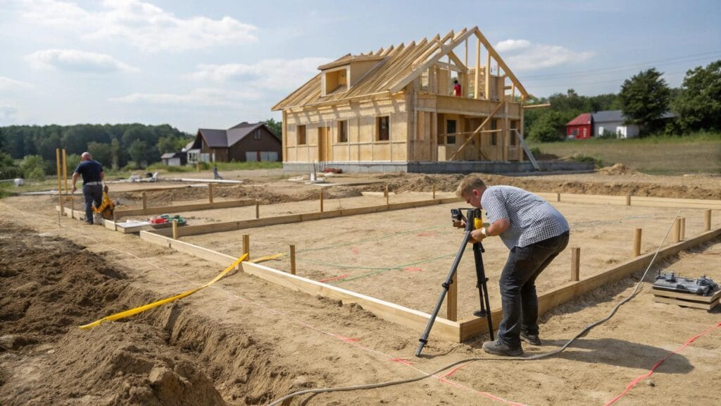 Jak przygotować fundament pod dom szkieletowy