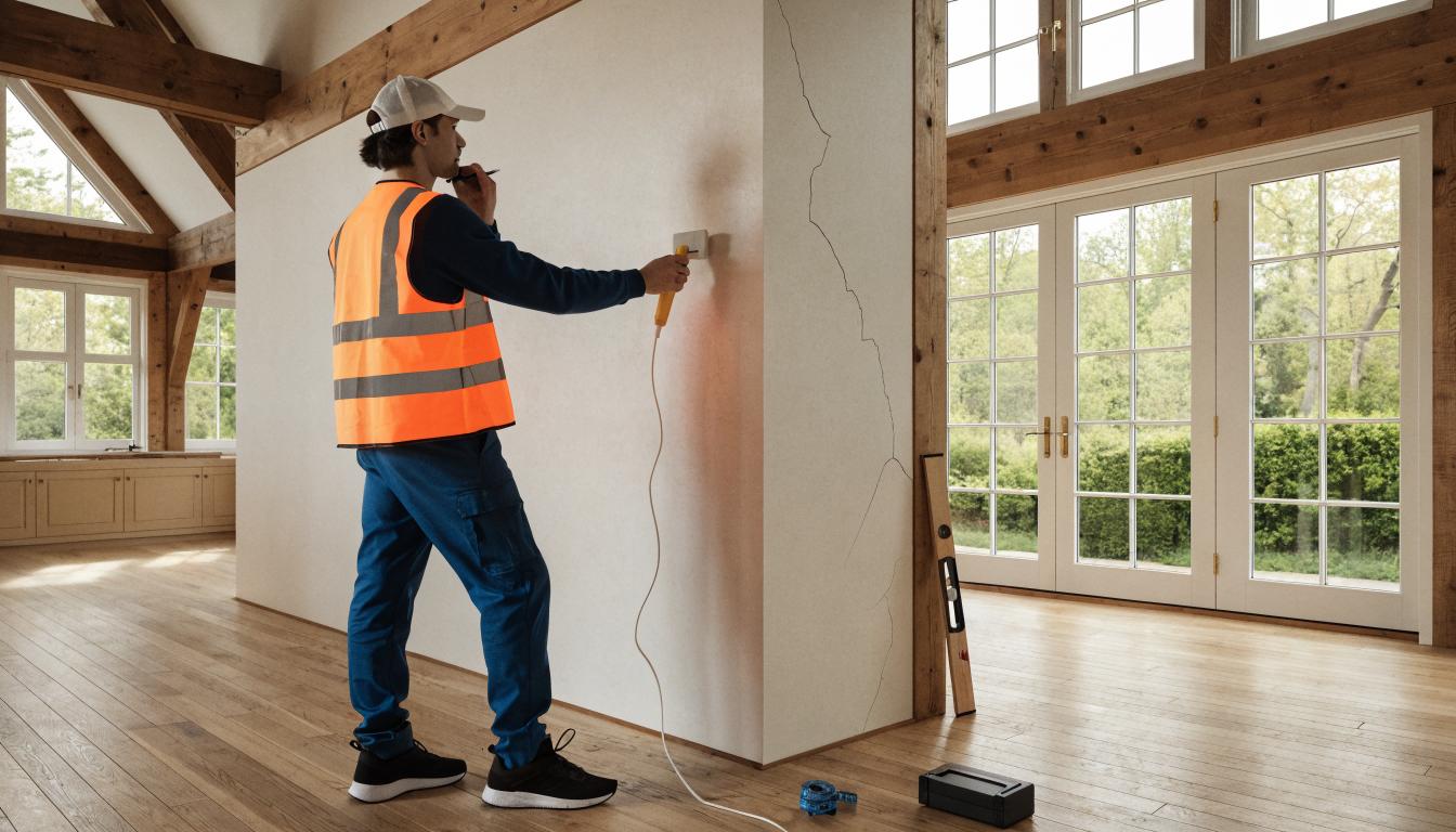 Czy w domu z drewna pękają płyty G-K