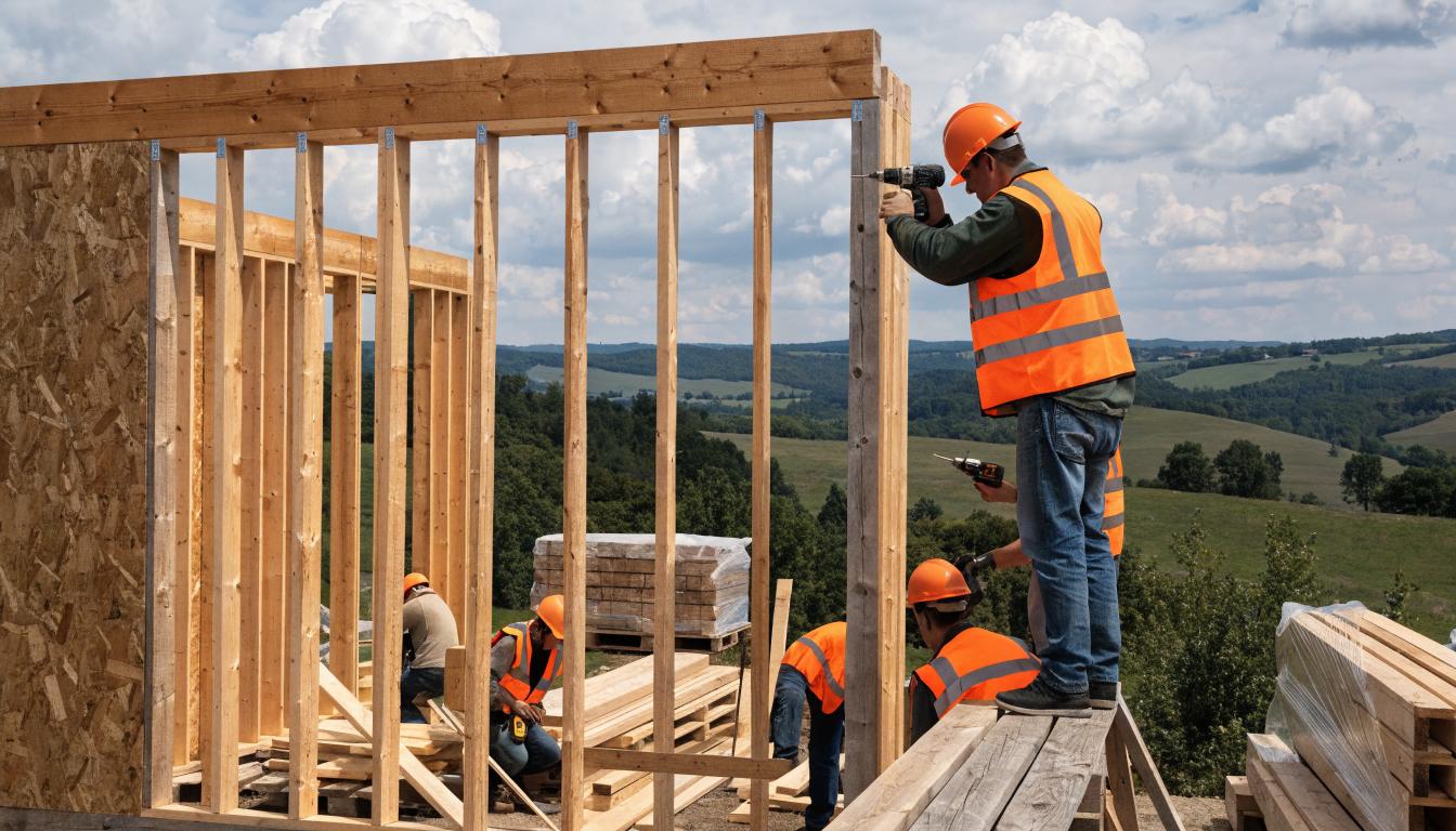Dom szkieletowy na pochyłej działce i w górach