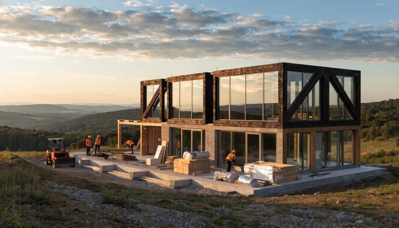 Dom szkieletowy na trudnej działce – technologie i fundamenty rozwiązujące problemy