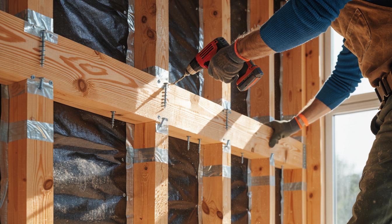 Jak wieszać szafki kuchenne w szkieletówce