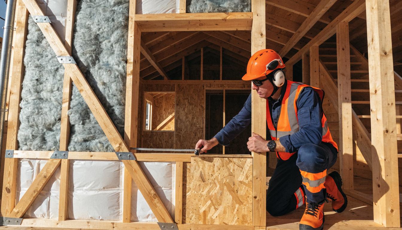 Jak wieszać szafki kuchenne w szkieletówce