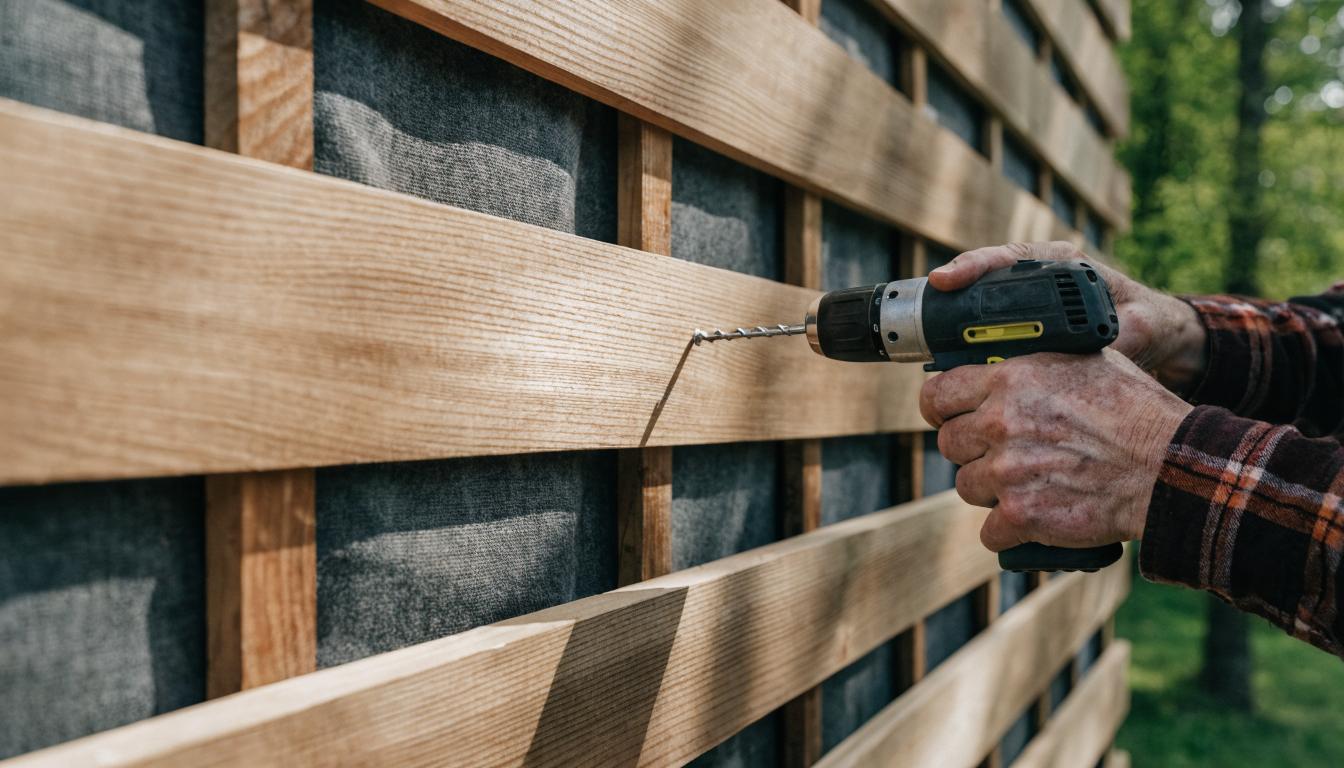 Montaż drewnianej elewacji na szkielecie