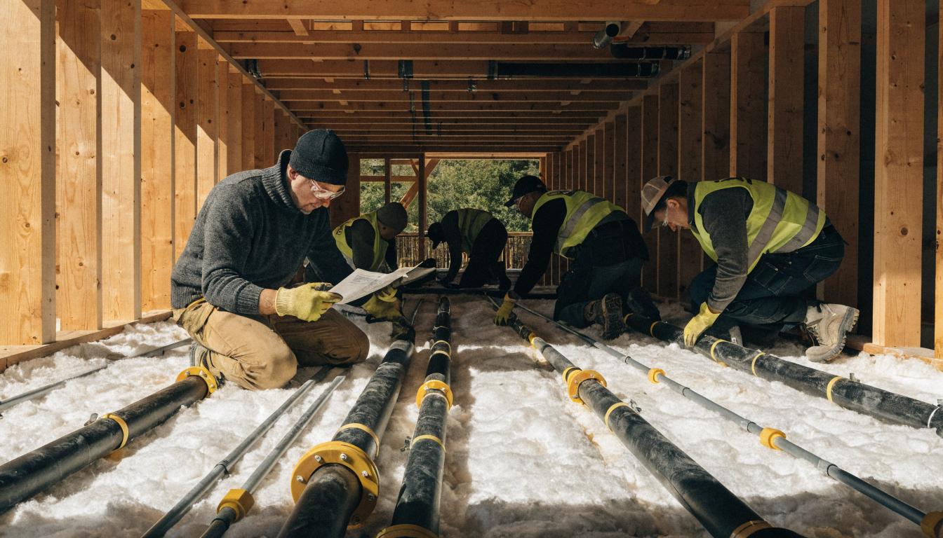 Planowanie przyłączy w płycie fundamentowej