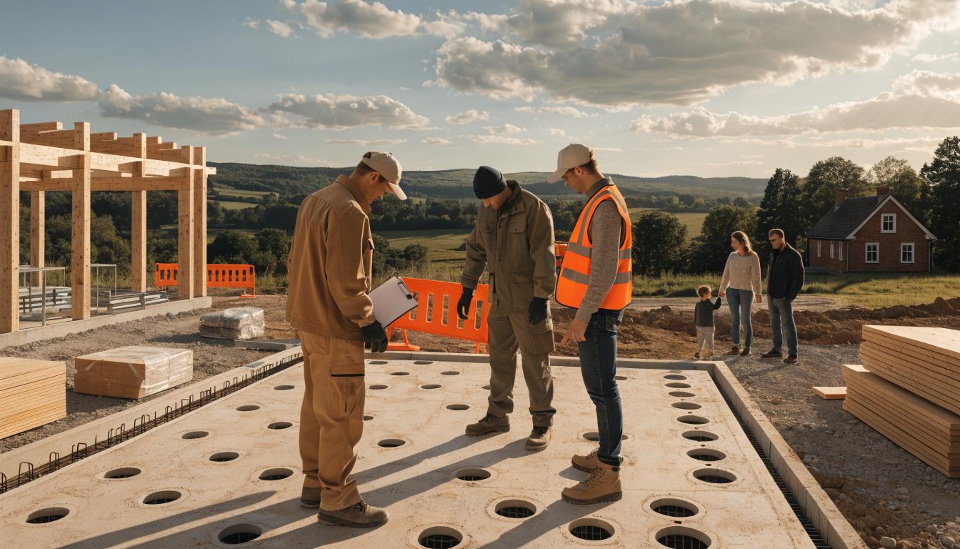 Planowanie przyłączy w płycie fundamentowej