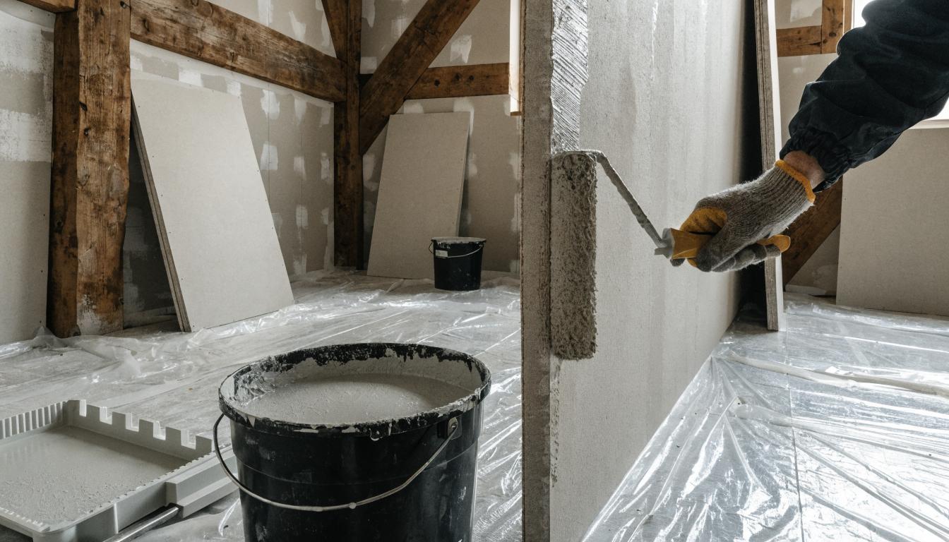 Gładź, farba czy tapeta: wykończenie płyt G-K
