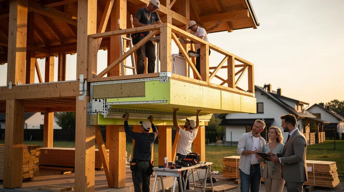 Balkony w szkieletówkach a mostki termiczne